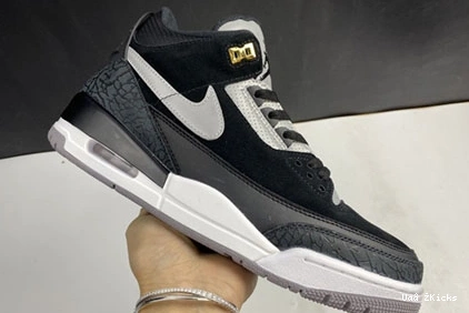 Jordan CK4348- 408 3 Retro Black Tinker Gold Cement 951 Reliable 1013